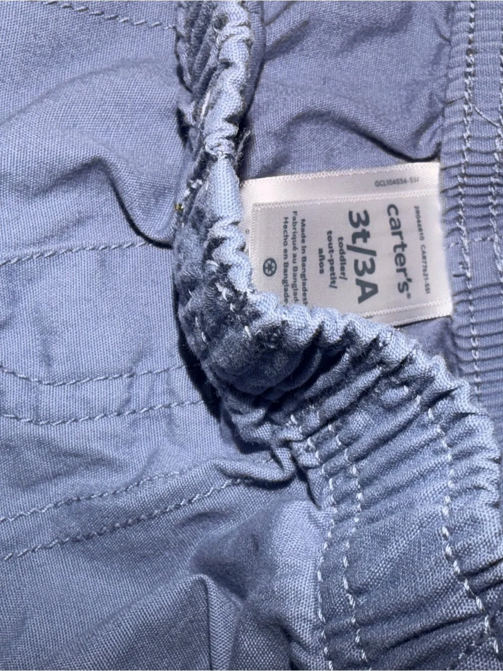Carter's Gray Elastic Waist Kids Shorts